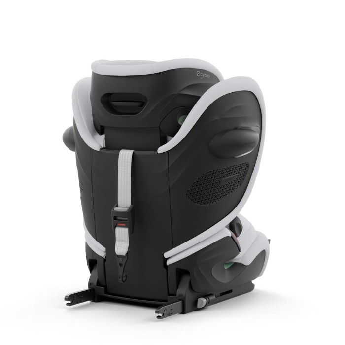 Cybex Pallas G3 - fotelik 9-36 kg - widok na ISOFIX i Top Tether - kolor Fog Grey