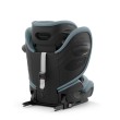 Cybex Pallas G3 - fotelik 9-36 kg - widok na ISOFIX i Top Tether - kolor Stormy Blue