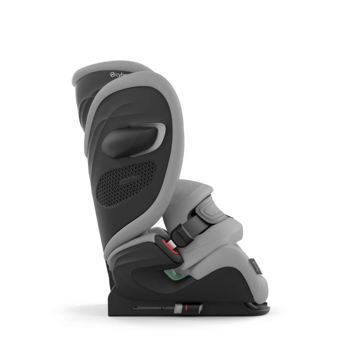 Cybex Pallas G3 - fotelik z osłoną tułowia - widok z boku  - kolor Stone Grey
