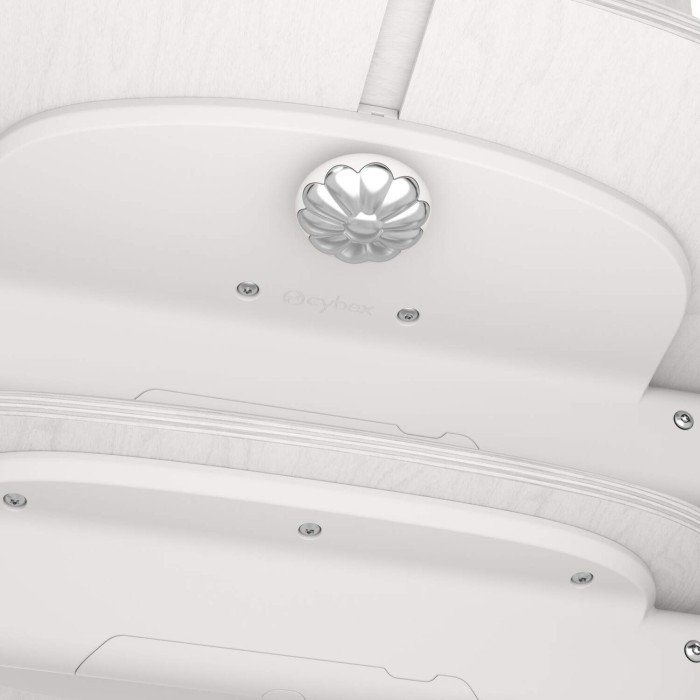 Elegnackie wykończenie krzesełka Cybex Lemo Platinum - kolor White Wood