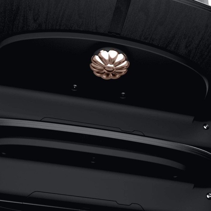 Elegnackie wykończenie krzesełka Cybex Lemo Platinum - kolor Black Wood