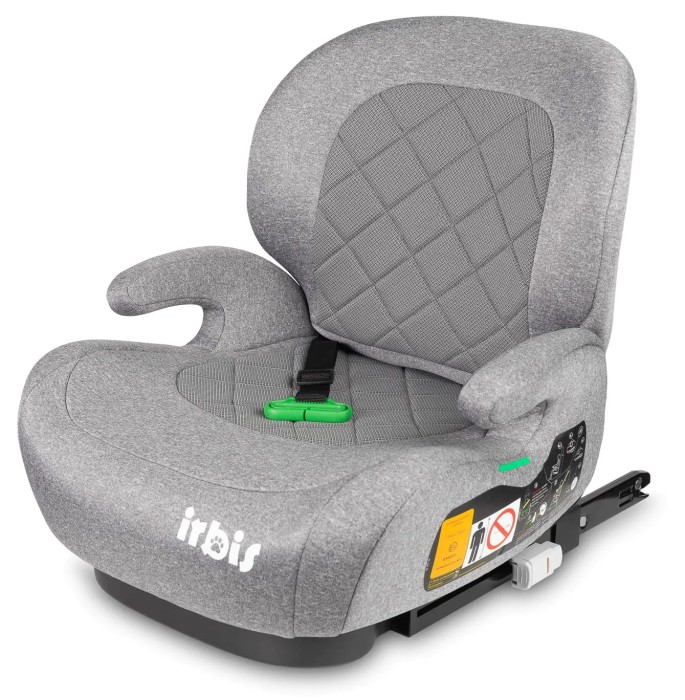 CARETERO IRBIS Fotelik / Podkładka dla dzieci 125-150 cm | Grey Melange