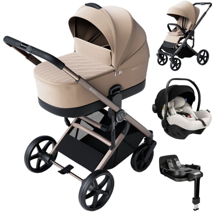 AVIONAUT SIRIUS wózek 3w1 | Beige | Pixel Pro 2.0 C | Baza ISOFIX IQ Orbit