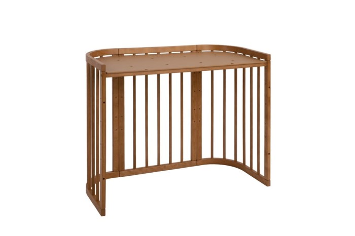 Waldin 5w1 - drewniane łóżeczko dla dziecka przekształcone w biuro dziecięce - kolor Vintage