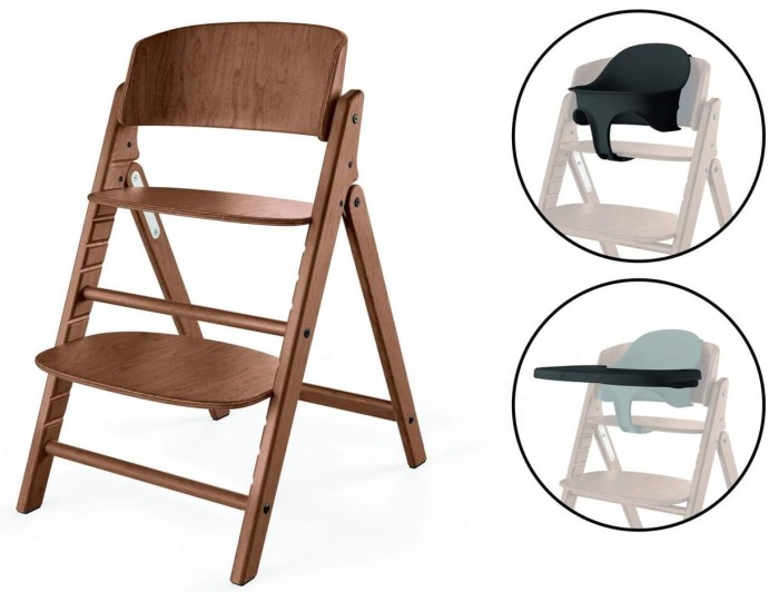 CYBEX Click & Fold 3w1 składane krzesełko dziecięce | All Natural Dark