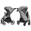 Uniwersalny wózek spacerowy Carrello Bravo SL Deluxe - Shuttle Grey