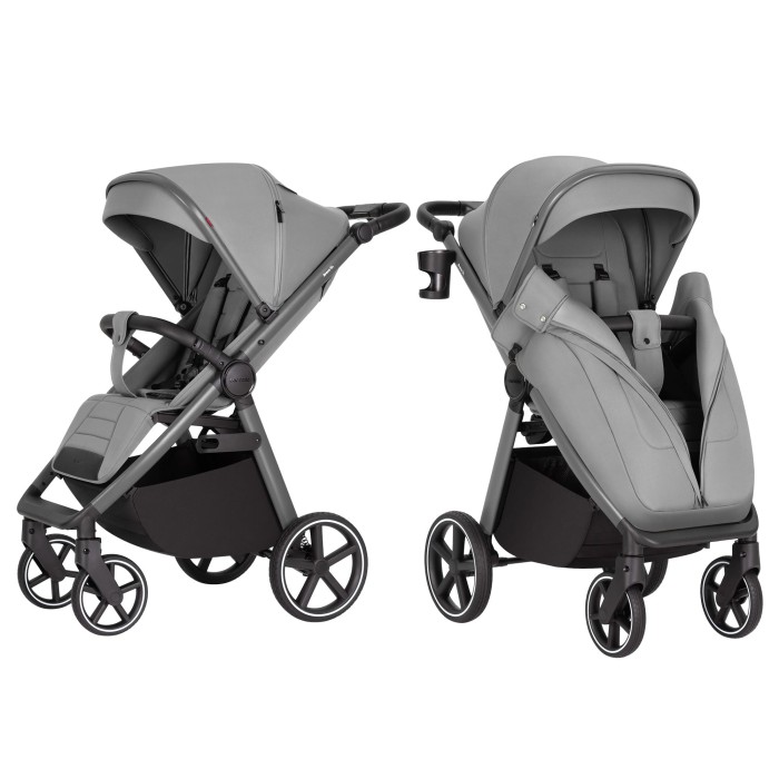 Uniwersalny wózek spacerowy Carrello Bravo SL Deluxe - Shuttle Grey