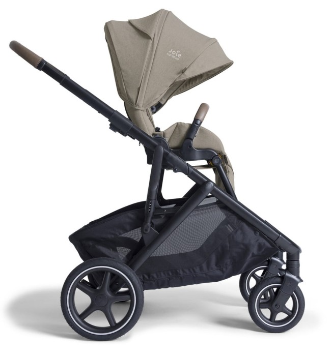 joie versiti - kolekcja signature - wózek spacerowy - wersja pojedyncza - kolor sandstone - widok od boku