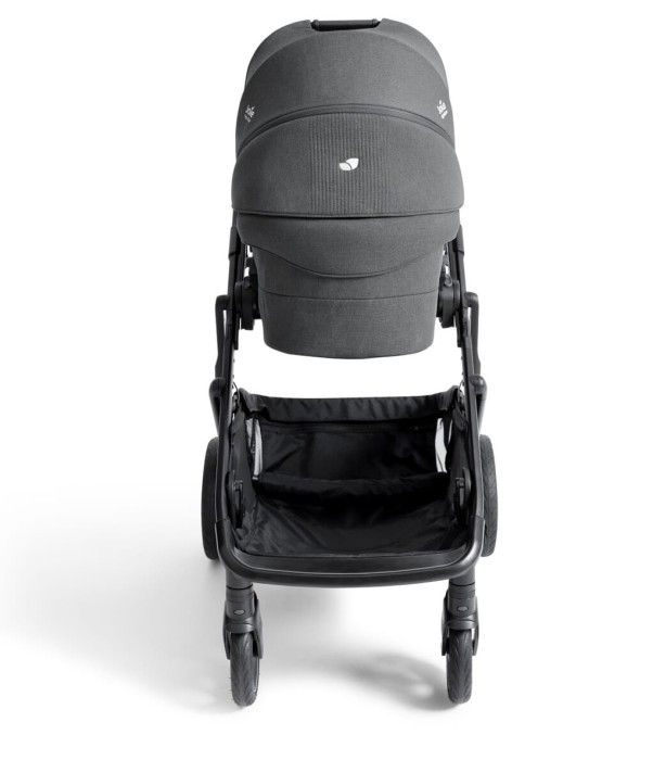 joie versiti - kolekcja signature - wózek głęboki - wersja pojedyncza - kolor ebony - widok od przodu