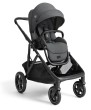 joie versiti - kolekcja signature - wózek spacerowy - wersja pojedyncza - kolor ebony - widok pod skosem