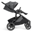 joie versiti - kolekcja signature - wózek spacerowy - wersja pojedyncza - przodem do świata - oparcie na płasko - kolor ebony - widok od boku