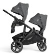 joie versiti - kolekcja signature - wózek rok po roku - dwa siedziska tyłem do kierunku jazdy - kolor ebony - widok od boku