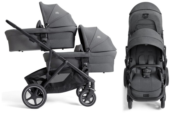 JOIE Signature VERSITI wózek bliźniaczy 2w1 | Ebony