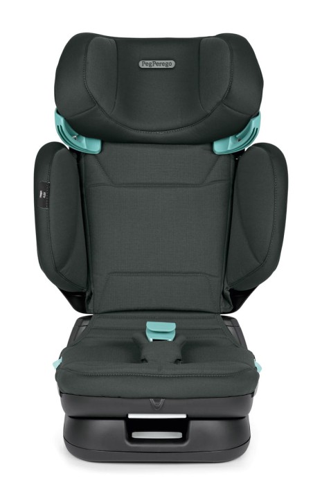 fotelik samochodowy 100-150 cm - peg perego viaggio 2-3 flex - kolor metal - widok od przodu
