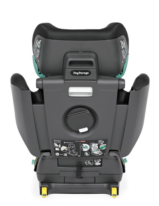 fotelik samochodowy 100-150 cm - peg perego viaggio 2-3 flex - wersja John Deere - widok z tyłu