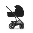Wózek terenowy Cybex Talos S Lux z gondolą dla noworodka Cot S Lux Moon Black