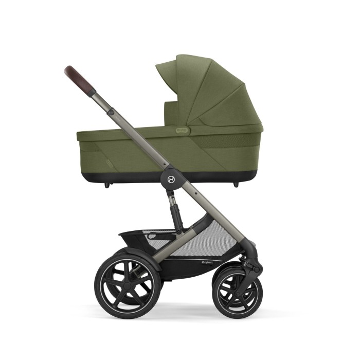 Wózek terenowy Cybex Talos S Lux z gondolą dla noworodka Cot S Lux Moss Green