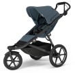 thule urban glide 3 - trzykołowy wózek spacerowo-biegowy - kolor dark slate - widok pod skosem