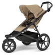 thule urban glide 3 - terenowy wózek spacerowy - wózek do biegania - kolor gentle beige (beżowy) - widok pod skosem