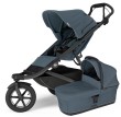 thule urban glide 3 - wózek spacerowy i gondola - terenowy wózek trzykołowy - kolor dark slate - widok pod skosem