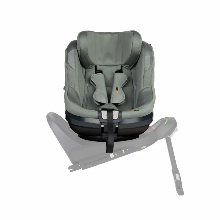 BeSafe Beyond 2 360 siedzisko obrotowe do 125 cm zamontowane na bazie ISOFIX - kolor  Meadow Green
