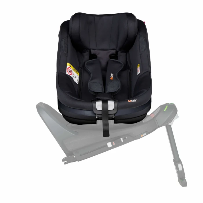 BeSafe Beyond 2 360 siedzisko obrotowe do 125 cm zamontowane na bazie ISOFIX - kolor Black Soft Breeze