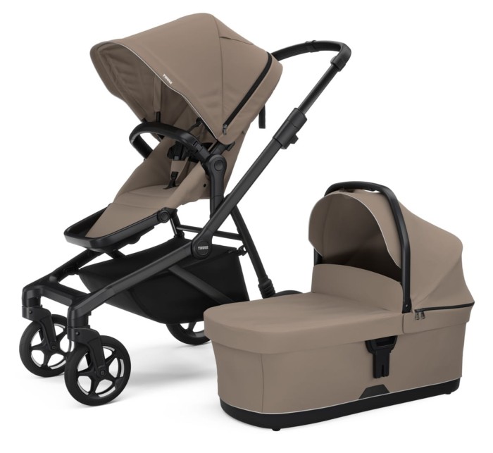 THULE SLEEK 2 wózek dziecięcy 2w1 | Taupe