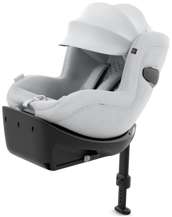 CYBEX SIRONA Ti i-Size Fotelik obrotowy 40-105 cm | Platinum White