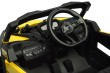 TOYZ MAVERICK -pojazd dla dziecka na akumulator  - kolor YELLOW - zdjęcie kokpitu