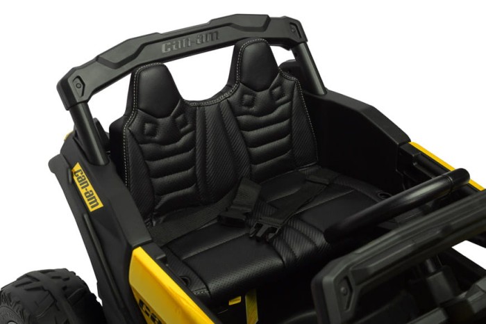 TOYZ MAVERICK -samochód na akumulator dla dziecka - kolor YELLOW - zdjęcie foteli