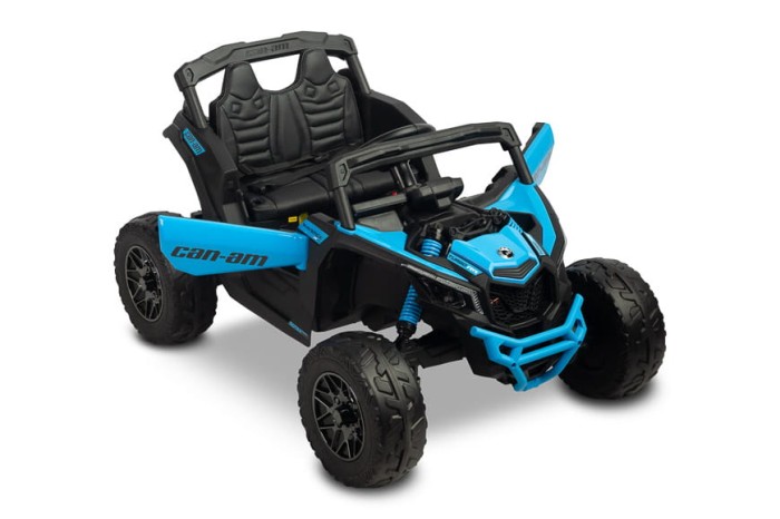 TOYZ MAVERICK - pojazd na akumulator  - kolor BLUE - otwarte drzwi po obu stronach