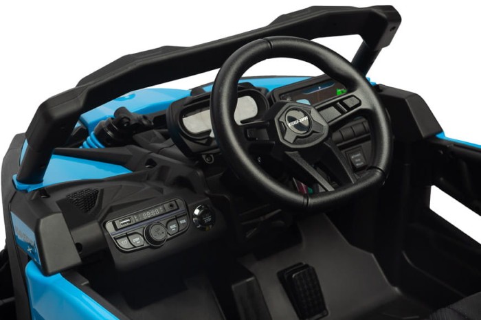 TOYZ MAVERICK -pojazd dla dziecka na akumulator  - kolor BLUE- zdjęcie kokpitu