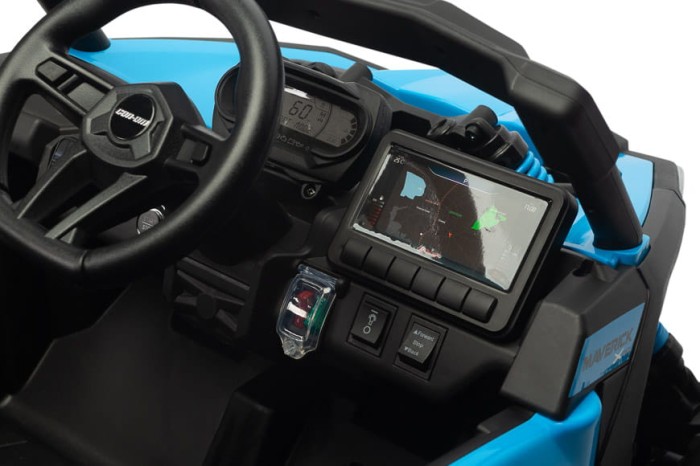TOYZ MAVERICK -samochód dla dziecka na akumulator  - kolor BLUE- zdjęcie kokpitu