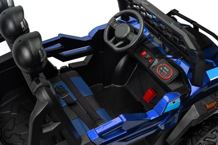 TOYZ TIMUS kolor BLUE - dwuosobowy pojazd akumulatorowy dla dzieci - zdjęcie wnętrza