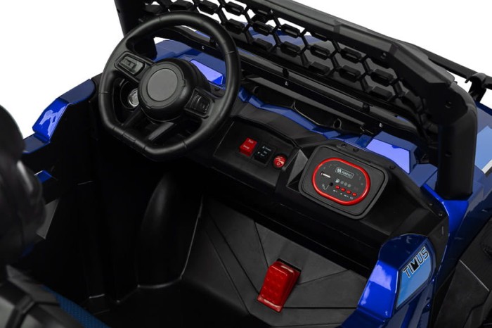 TOYZ TIMUS kolor BLUE - pojazd terenowy dla dwójki dzieci - zdjęcie kokpitu
