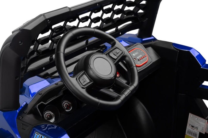 TOYZ TIMUS kolor BLUE  - pojazd akumulatorowy dla dwójki dzieci - zdjęcie kierownicy