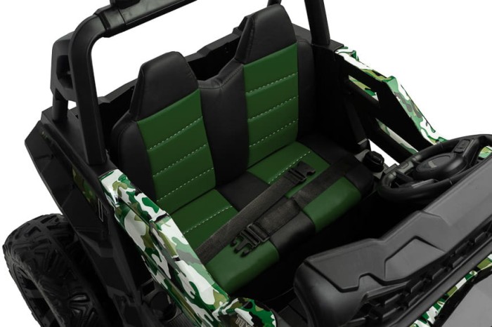 TOYZ TIMUS kolor CAMO - dwuosobowy pojazd akumulatorowy dla dzieci - siedzenia