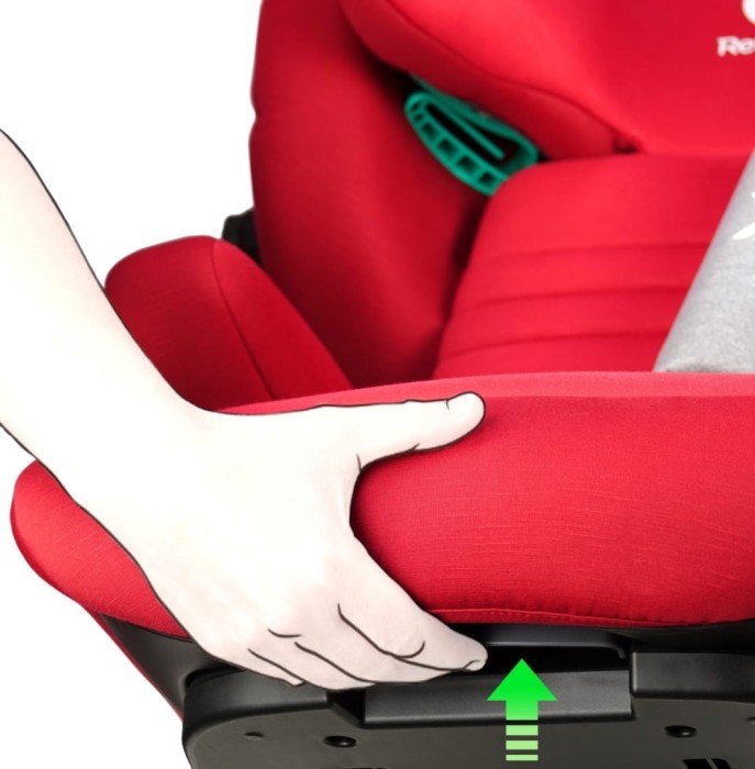 Renolux Eliseo kolor Red Passion fotelik 15-36 kg montowany na ISOFIX