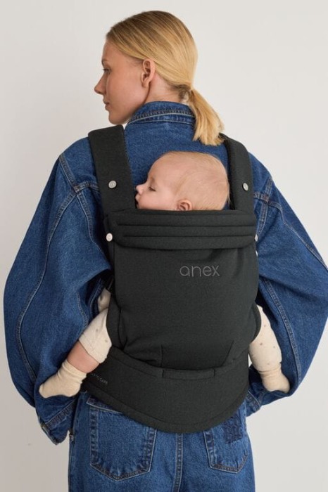 ANEX Whiz-hug - kolor Lownight - ergonomiczne nosidło dziecięce z opcją noszenia na plecach