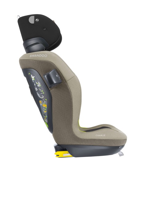 Swandoo Charlie Blisfull Beige - bezpieczny fotelik dla 4 latka