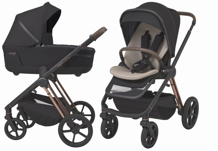 ESPIRO MILOO 2.0 Wózek głęboko-spacerowy 2w1 | 310 Diamond Black