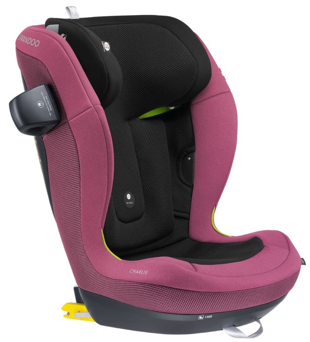 Swandoo Charlie fotelik 100-150 cm | Playful Plum | 2026