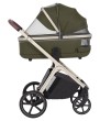 Carrello Vector Deep Green - wózek 2w1 z moskitierą