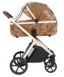 Carrello Vector Coral Beige - wózek 2w1 z folią przeciwdeszczową