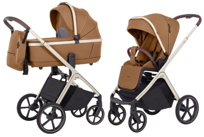 CARRELLO VECTOR CRL-6550 wózek dziecięcy 2w1 | Coral Beige