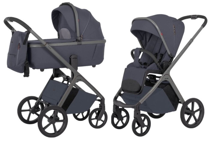 CARRELLO VECTOR CRL-6550 wózek dziecięcy 2w1 | Plum Grey