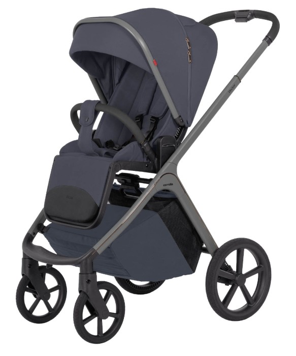 Carrello Vector Plum Grey - wózek 2w1 spacerówka z regulowanym oparciem