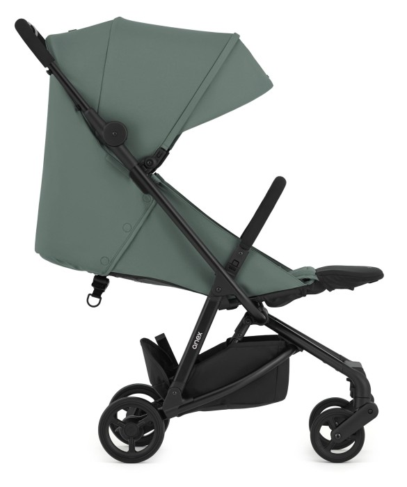 anex air-z - wózek spacerowy - siedzisko przodem do kierunku jazdy - pozycja leżąca - kolor minted - widok od boku