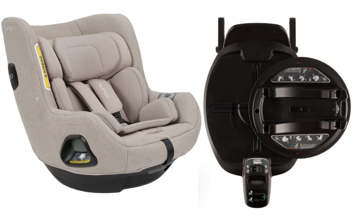 NUNA TODL NEXT Fotelik obrotowy 40-105 cm | Chateau | Baza Curv 