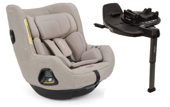 NUNA TODL LITE Fotelik obrotowy 40-105 cm | Chateau | Baza Curv